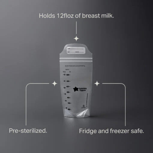 Tommee Tippee Breast Milk Storage Bags x36