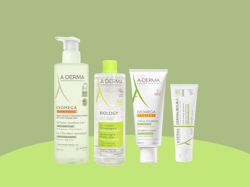 A-derma Organic Oat Based  Newborn Set