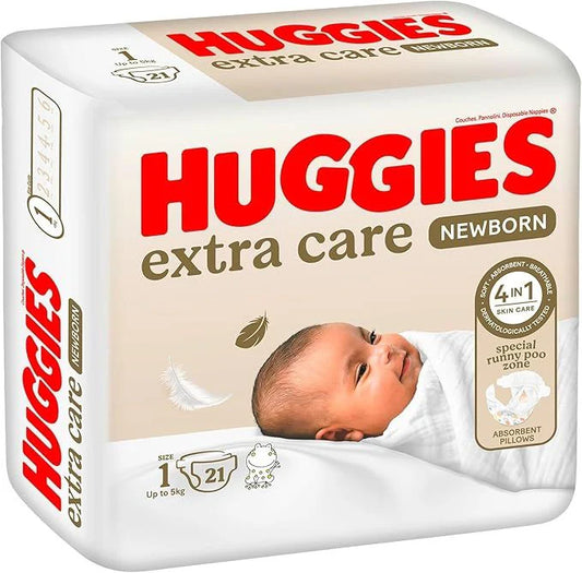 Huggies New Born Extra Care Size 1 (up to 5Kg)