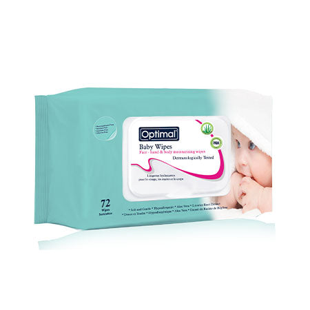 Optimal Wipes Moisturing With Lid x 72